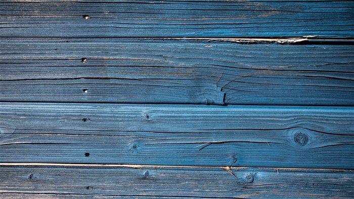 Blue Wooden Planks Texture 4K