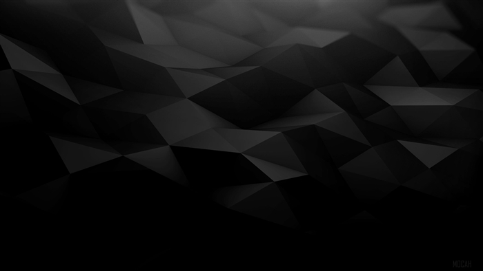Dark abstract geometric low-poly background
