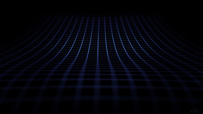 Blue Grid Waves