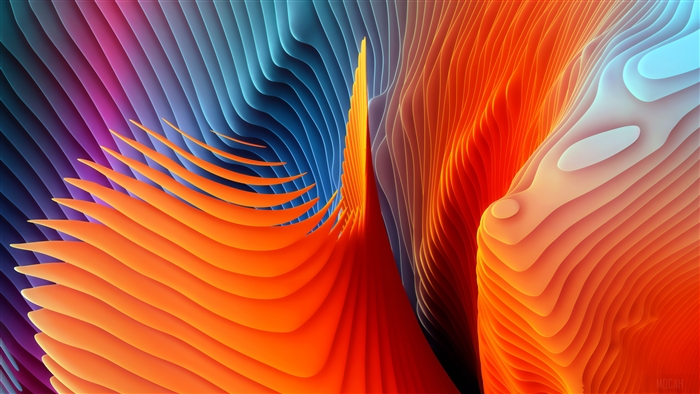 Abstract Shapes 4K Wallpaper