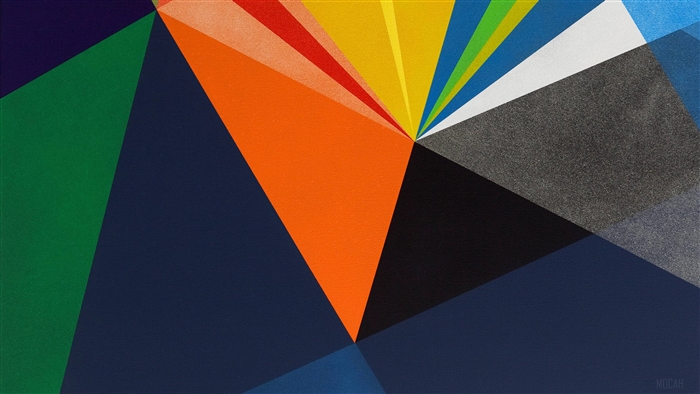 Abstract Geometric Shapes in Multiple Colors
