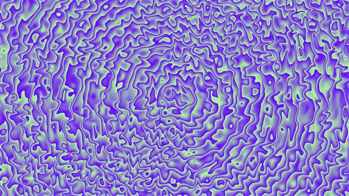 Purple Spiral with Organic Shapes 4K