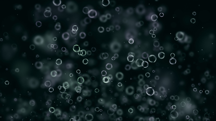 Bubbles abstract background 4K