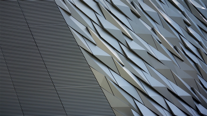 Abstract Architectural Texture with Geometric Patterns