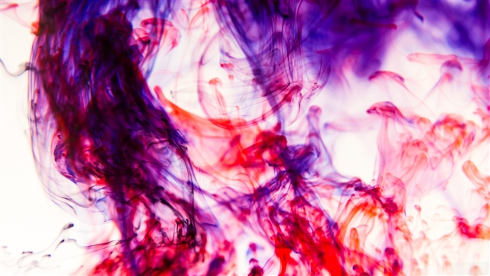 Colorful ink swirls in water 4K