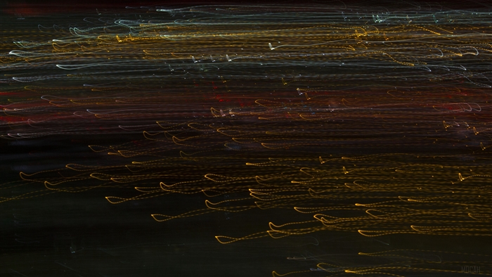 Abstract light trails in dark 4K