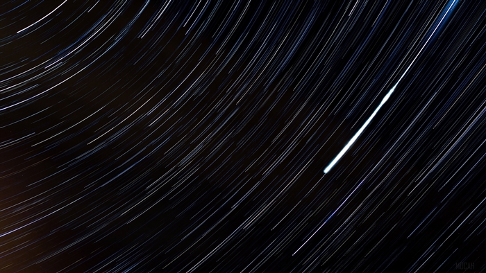 Star Trails and Meteor Shower 4K