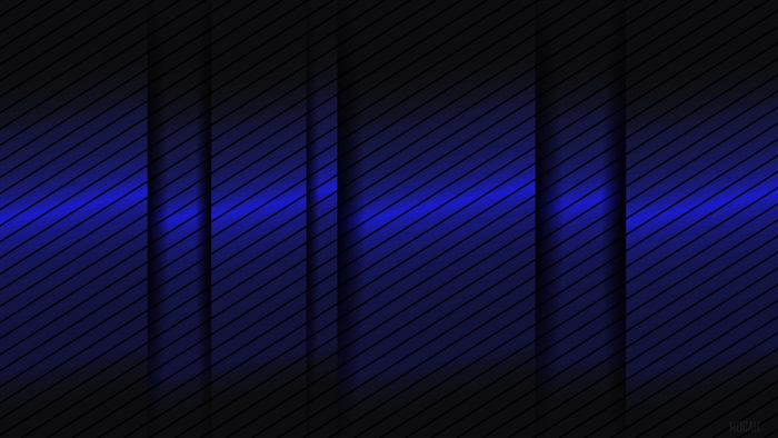 Abstract Blue Gradient Lines 4K