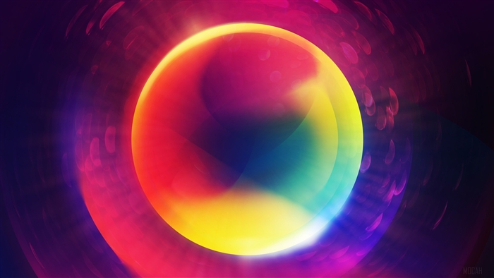 Abstract Colorful Circle Loop 4K