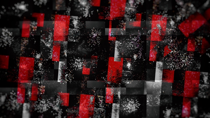 Red Abstract Graphics Colors