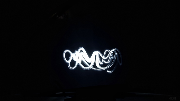 Light painting abstract lines 4K