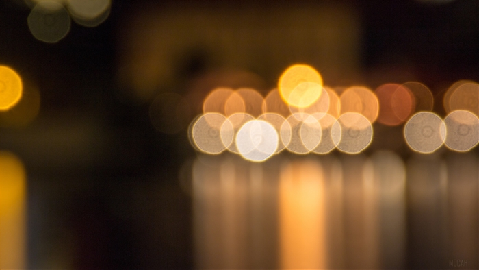 Bokeh circles and reflections 4K