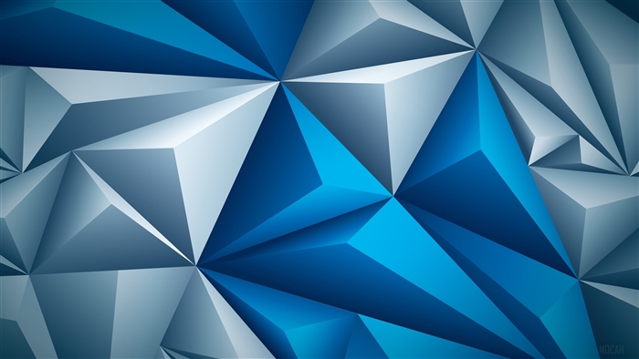 Abstract Low Poly 3d