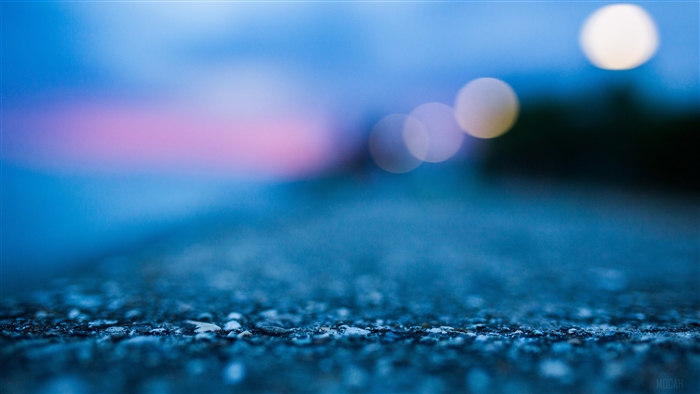 Abstract Blue Concrete Ground Macro