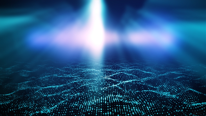 Abstract digital light rays 4K