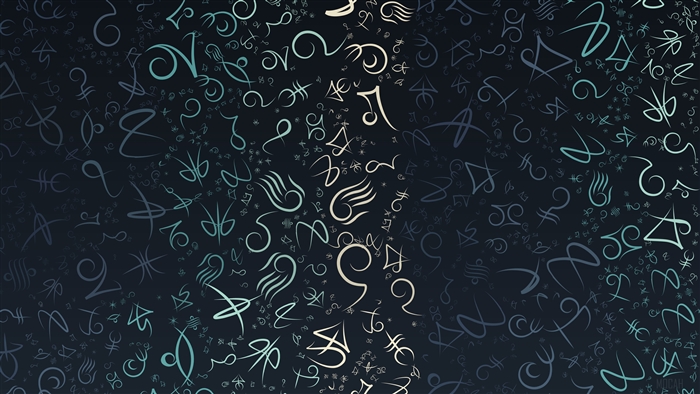 Abstract Symbols and Glyphs 4K