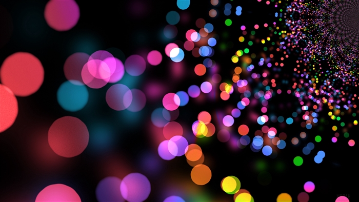 Colorful Bokeh Lights 4K