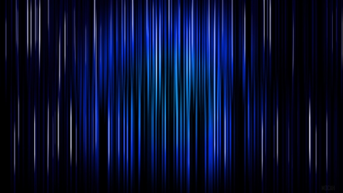Abstract blue and white vertical lines 4K