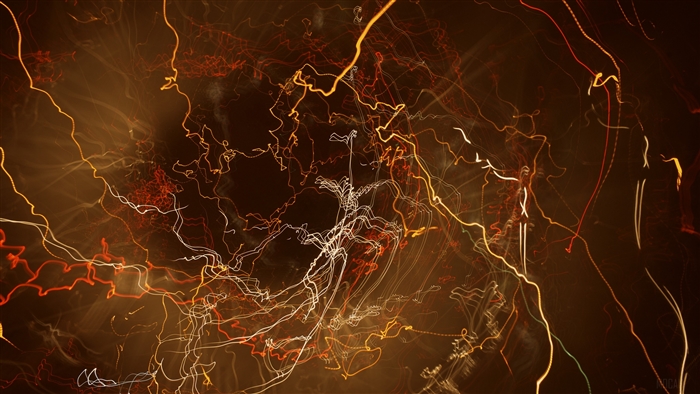Abstract light streaks 4K