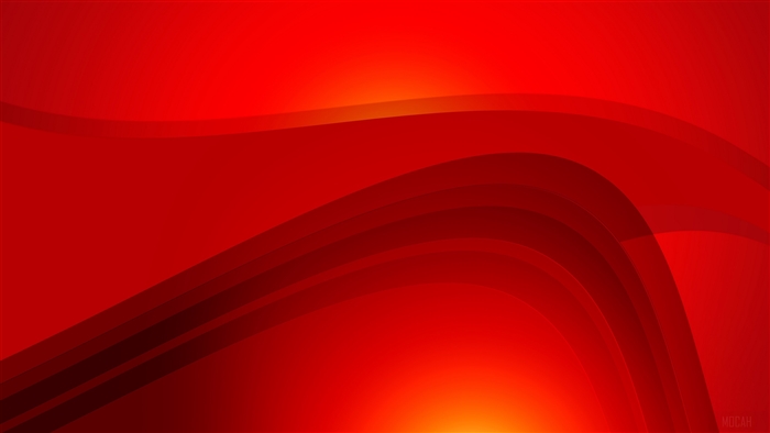 Red Abstract Waves and Lines 4K