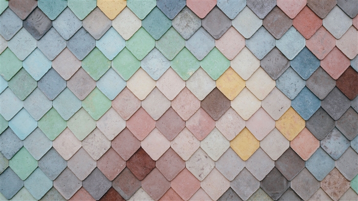 Pastel Tile Pattern 4K