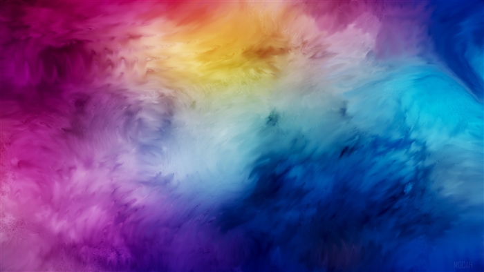 Dark Oily Colorful Abstract