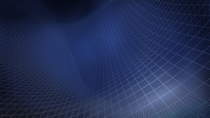 Blue Grid Cells Light 4K