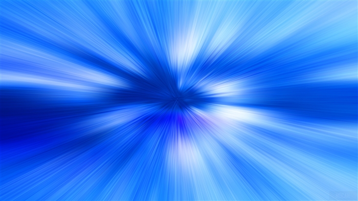 Blue light rays 4K