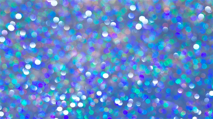 Blue and purple bokeh glitter 4K
