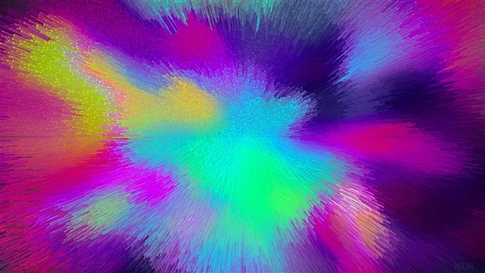 Abstract Colorful Wave