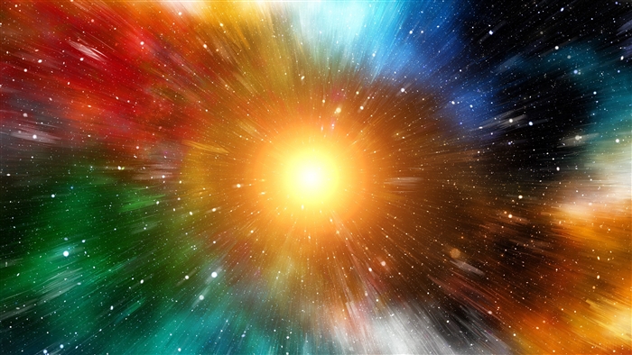 Colorful cosmic rays and stars in 4K