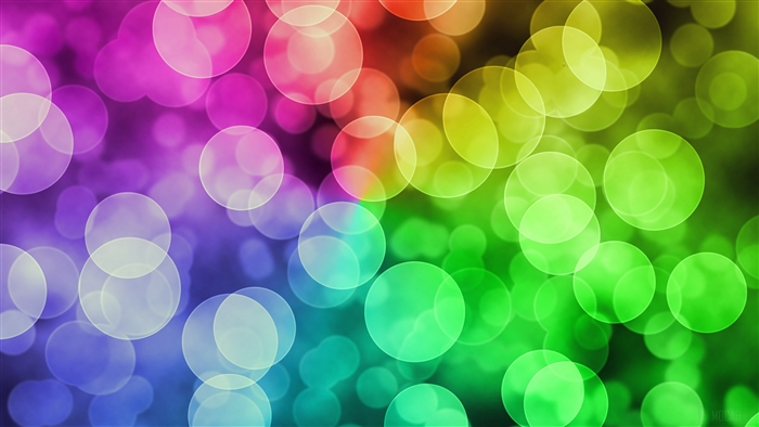 Multicolored bokeh lights 4K