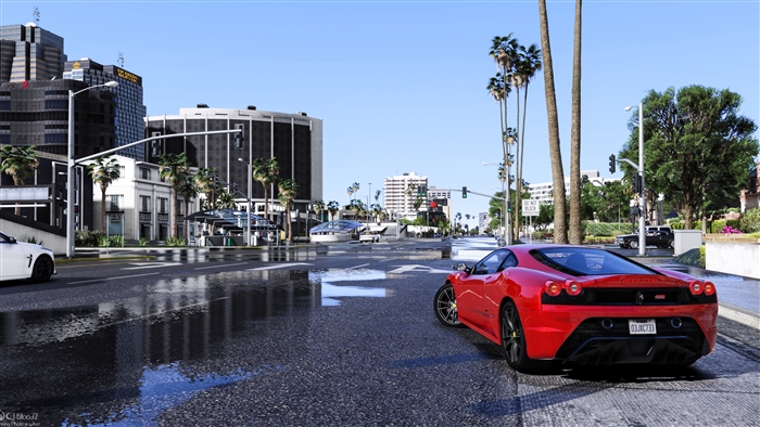 Ferrari 458 Italia in GTA V 4K