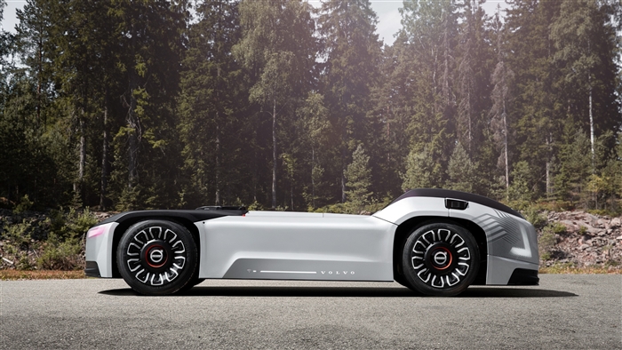 Volvo Vera autonomous truck 4K side view