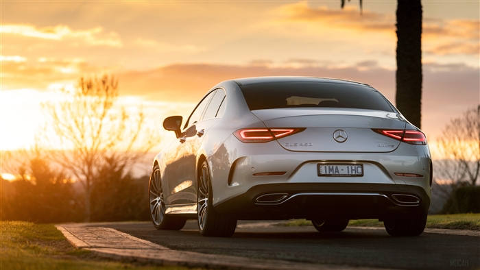 Mercedes Benz CLS 450 4MATIC 2018 Rear 4K