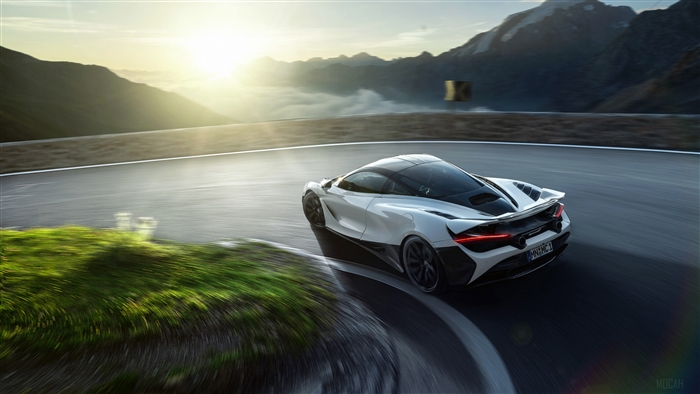 Novitec McLaren 720S on a mountain road