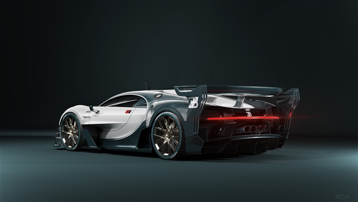 Bugatti Chiron GT Rear View