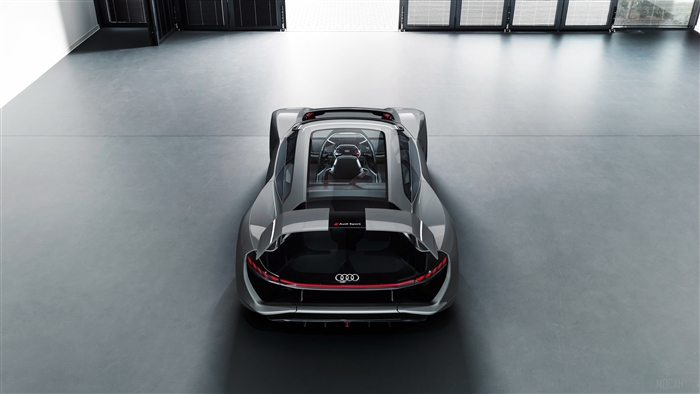Audi PB 18 E-Tron 2018 Rear Upper View 4K