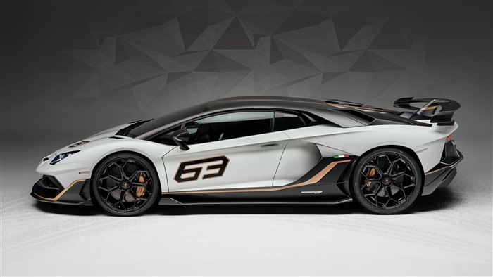 Lamborghini Aventador SVJ 63 2018 Side View