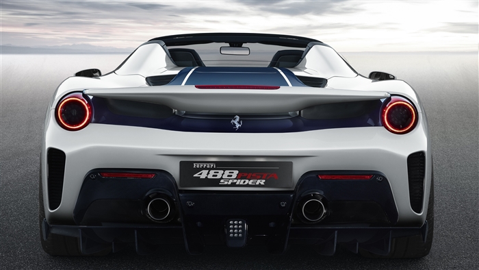 2018 Ferrari 488 Pista Spider Rear