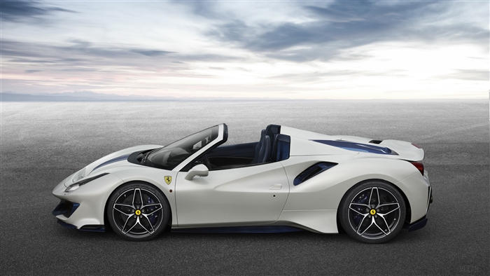 2018 Ferrari 488 Pista Spider Side View