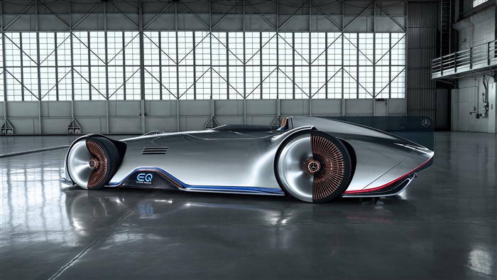 2018 Mercedes-Benz Vision EQ Silver Arrow 4K