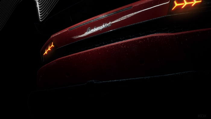 Red Lamborghini Huracan Rear Lights