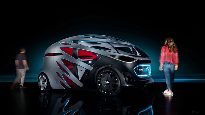 Mercedes Benz Vision Urbanetic concept car 4K