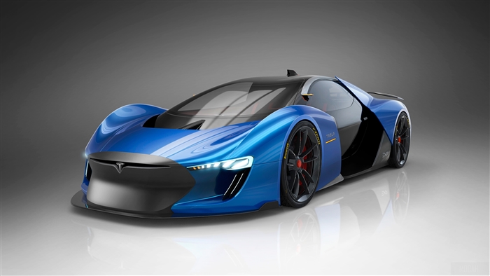 Tesla Model EXP Concept Car 4K