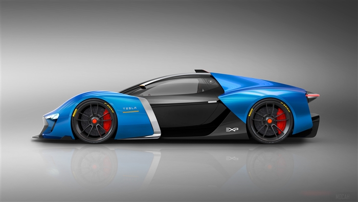 4K Tesla Model EXP Concept Car