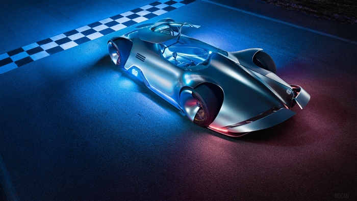 Mercedes Benz Vision EQ Silver Arrow 4K