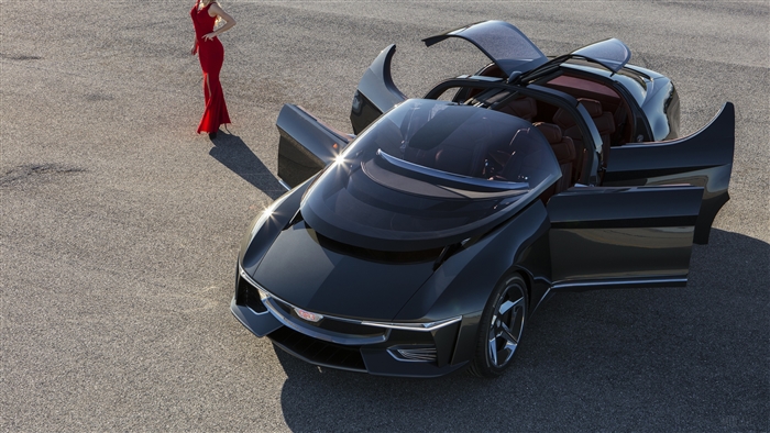 GFG Sibylla 2018 concept car with woman