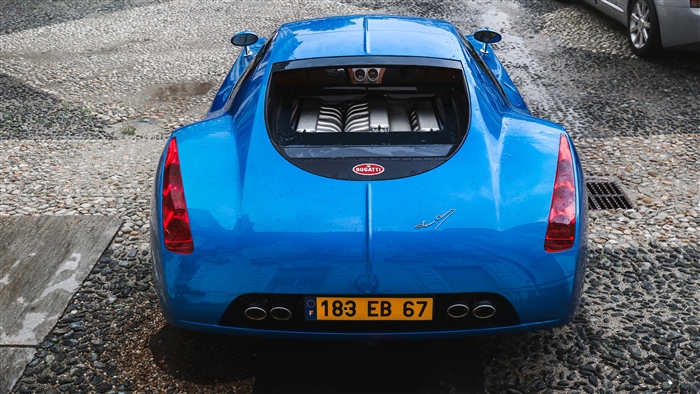 Bugatti Chiron Concept car rear view