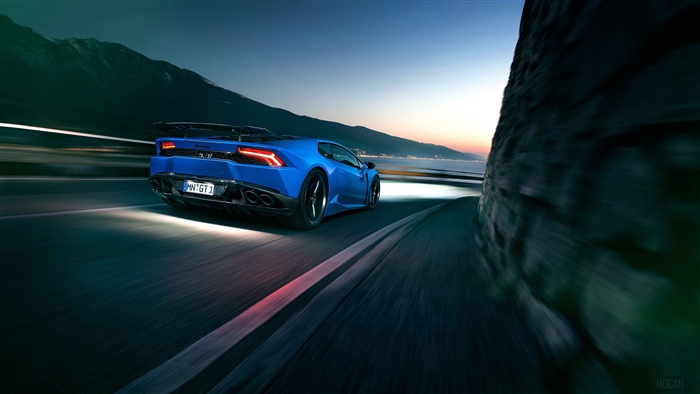 Novitec Torado Lamborghini Huracan driving on road